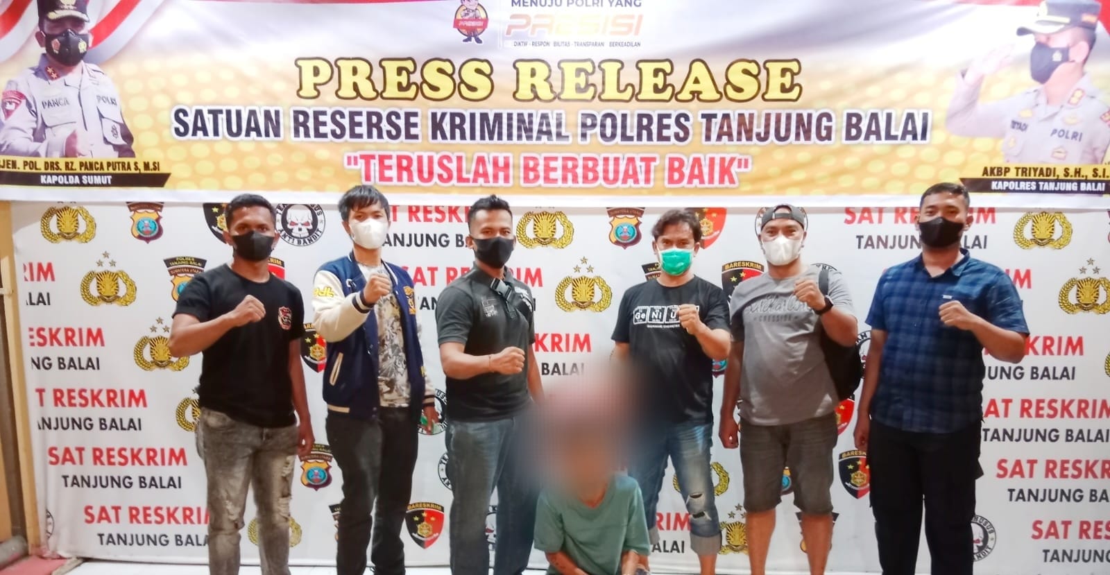 Buronan Residivis Pembobol Rumah Plt Ketua PWI Tanjungbalai ditangkap