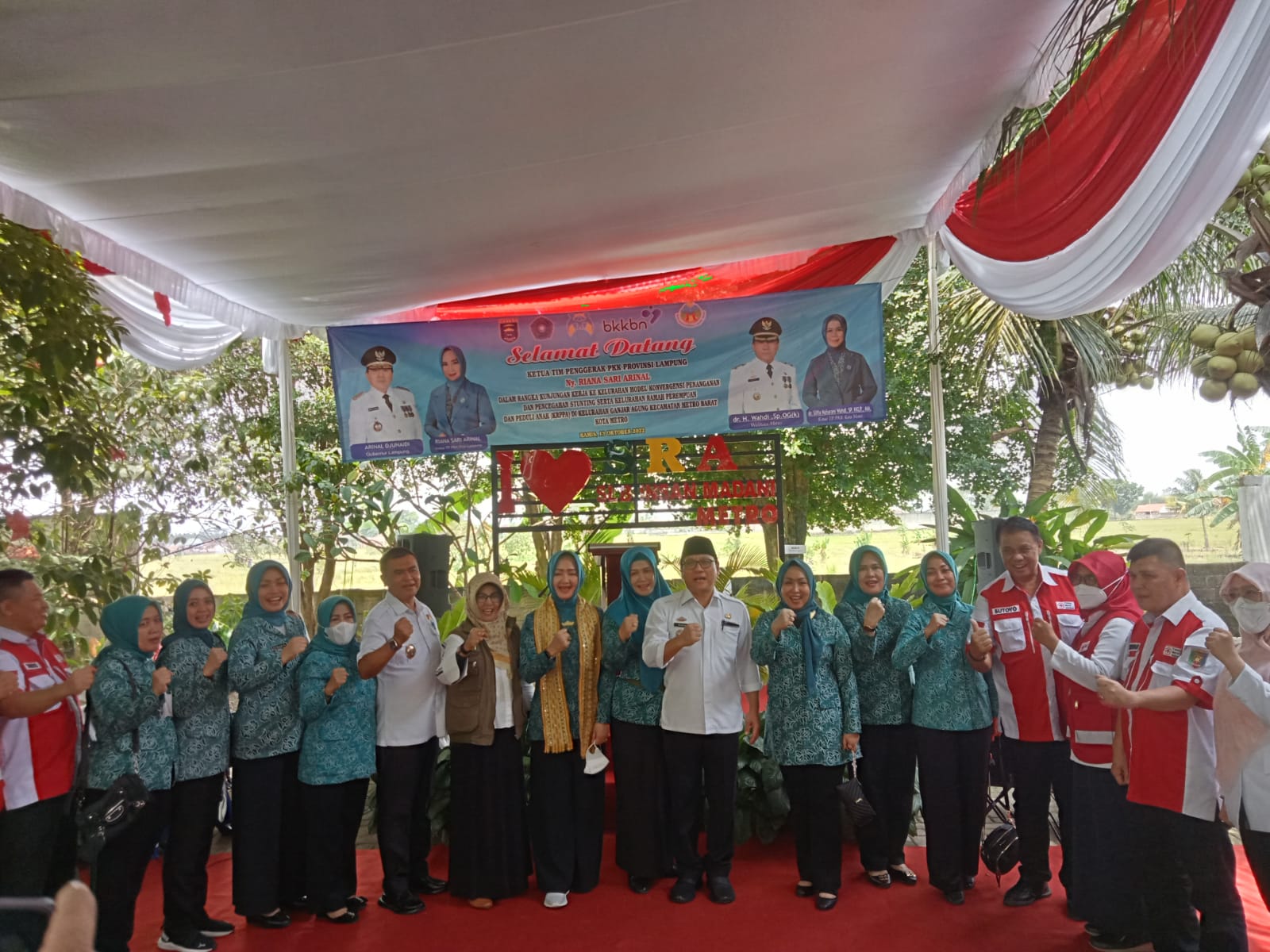 Tim Penggerak PKK Provinsi Lampung mengapresiasi upaya Pemerintah Kota Metro